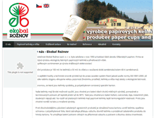 Tablet Screenshot of ekobal-roznov.cz